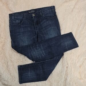 Les Halles Dark Blue Denim Ankle/Cropped Jeans Size 28